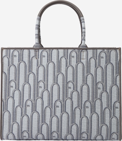 Pirkinių krepšys 'OPPORTUNITY' iš FURLA, spalva – safyro / melsvai pilka / pilka, Prekių apžvalga