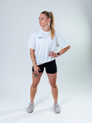 Lifters Oversizeshirt 'Hybrid Club Sport Unisex' in Weiß