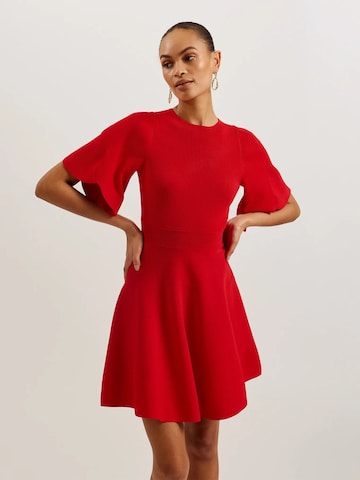 Ted Baker Φόρεμα 'Oliviha' σε κόκκινο: μπροστά