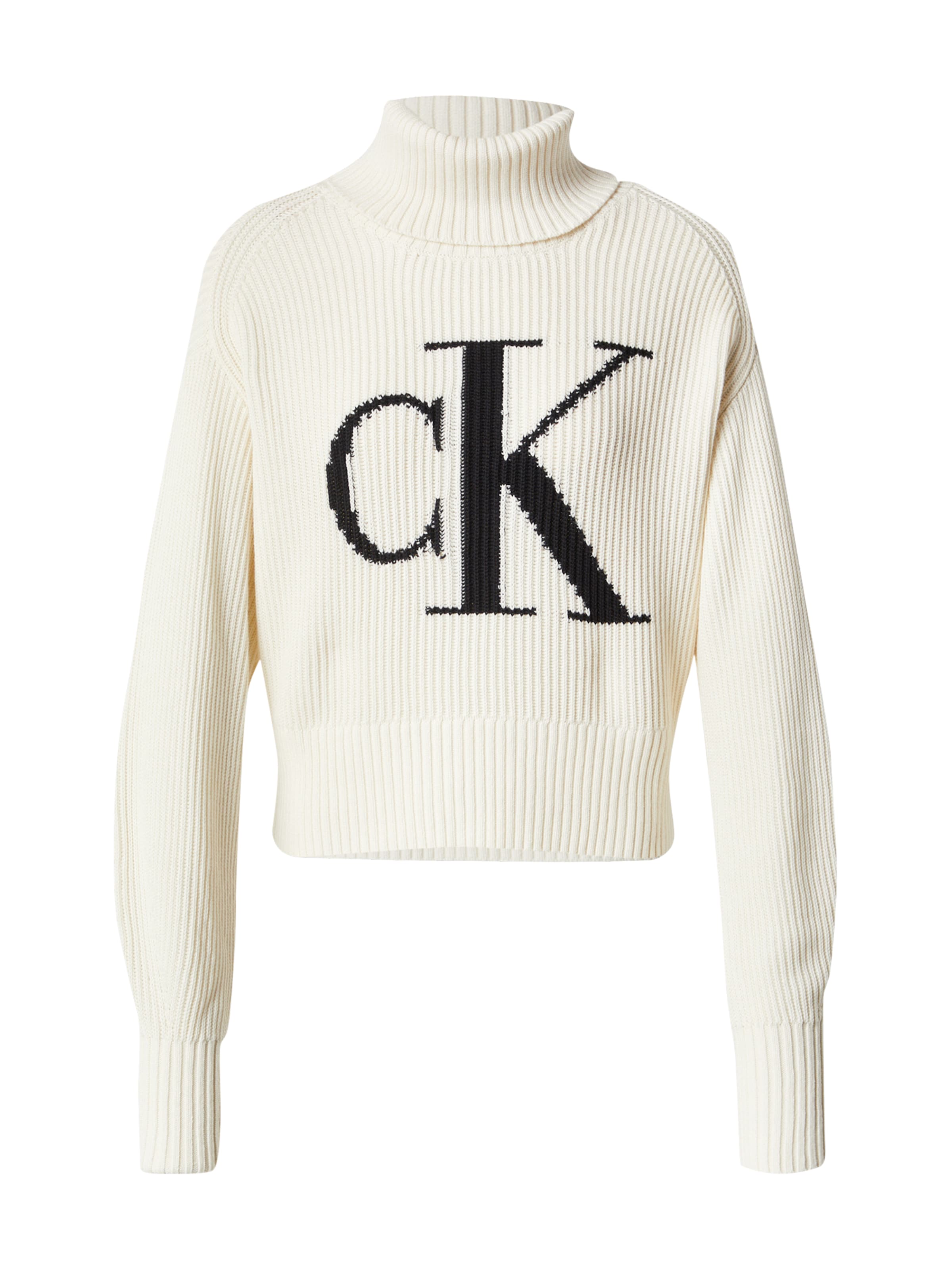 Calvin Klein Jeans Pulóver - fehér: elől