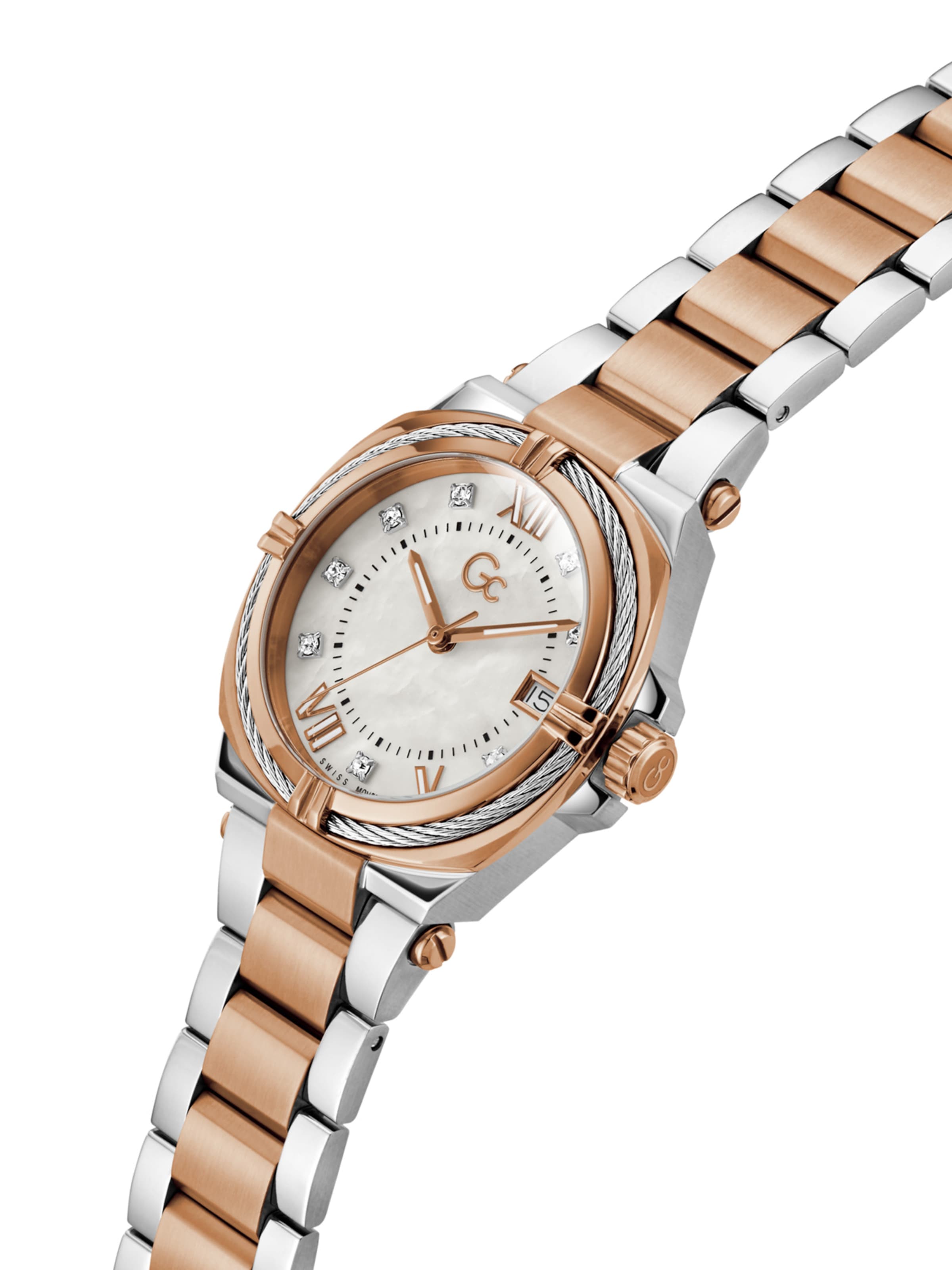 Gc Analog Watch in Silver