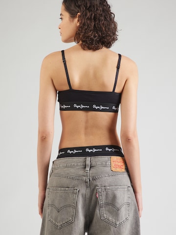 Pepe Jeans Bygelfri Behå i svart