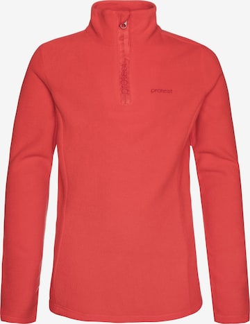 PROTEST Athletic Sweatshirt 'MUTEY JR' in Orange: front