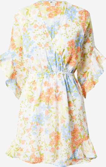 BILLABONG Robe 'Love Light' en bleu clair / jaune clair / roseau / pêche / blanc, Vue avec produit