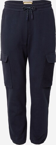 SCOTCH & SODA Tapered Cargobroek in Blauw: voorkant