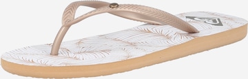 ROXY T-Bar Sandals in White: front