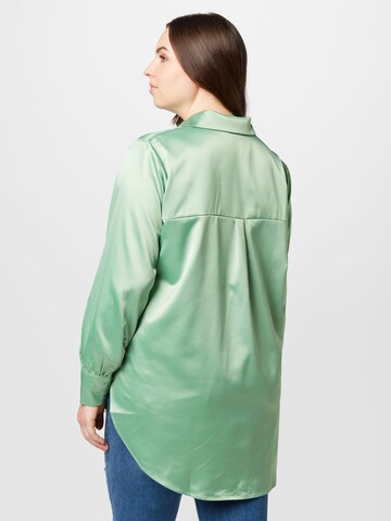 Vila Curve Blouse in Green