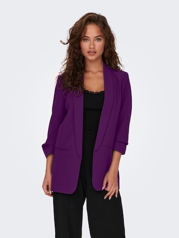 Blazer 'ELLY' ONLY en violet : devant