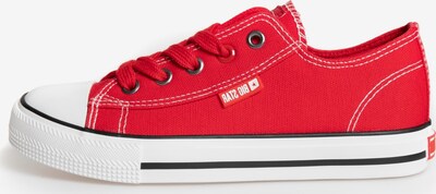BIG STAR Sneaker in rot / weiß, Produktansicht