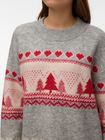 VERO MODA Trui 'VMNEW' in Grijs