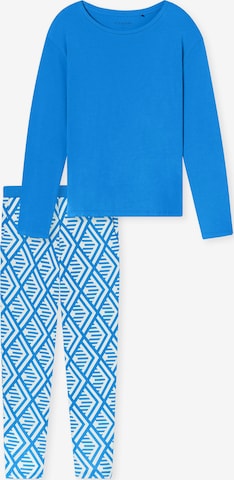 Pyjama ' Modern Nightwear ' SCHIESSER en bleu : devant