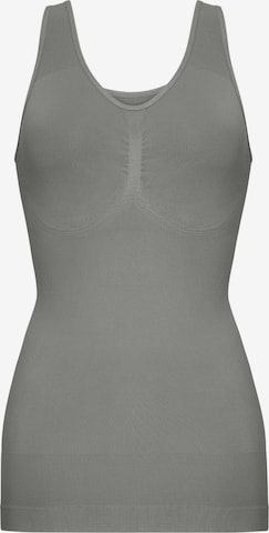 cfab (formerly creamy fabrics) Shapingtop 'Figurformendes Shapewear Tanktop' in Grau: Vorderseite