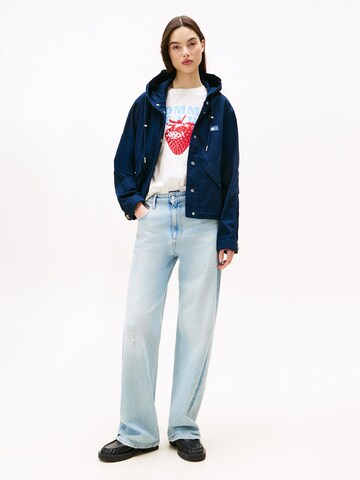 Tommy Jeans Φθινοπωρινό και ανοιξιάτικο μπουφάν σε μπλε