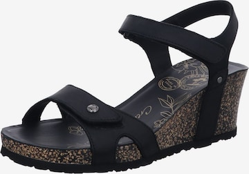 PANAMA JACK - Sandalias 'Sandalette Damen Julia Basics B1 Echtleder in schwarz' en negro: frente