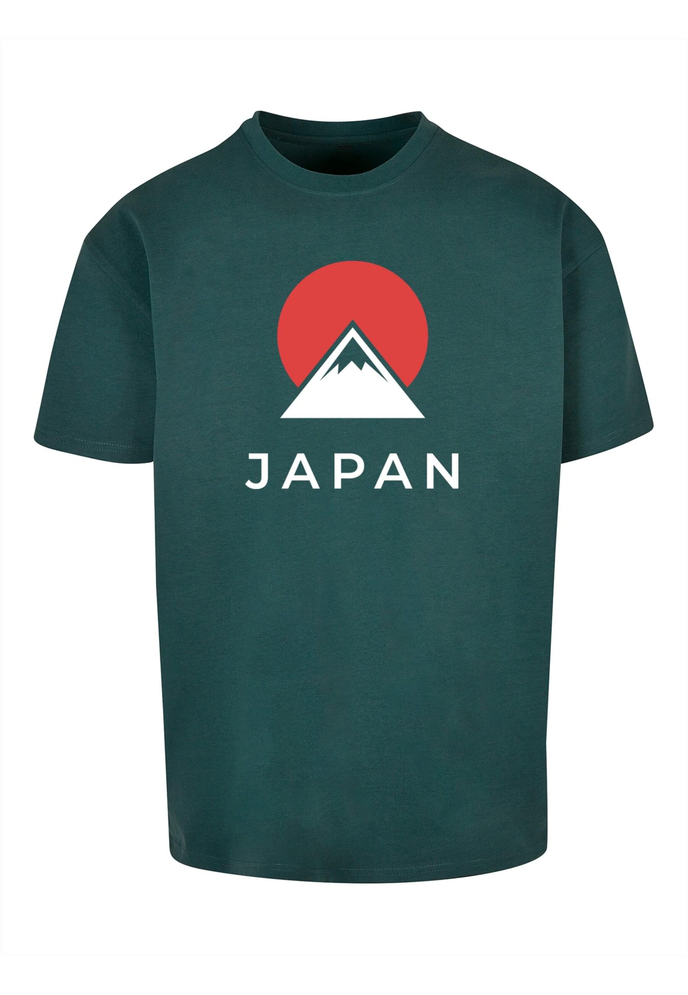 Merchcode Shirt 'Japan' in Green: front