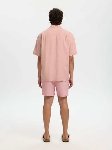 SELECTED Comfort Fit Skjorte 'SLHClay' i pink