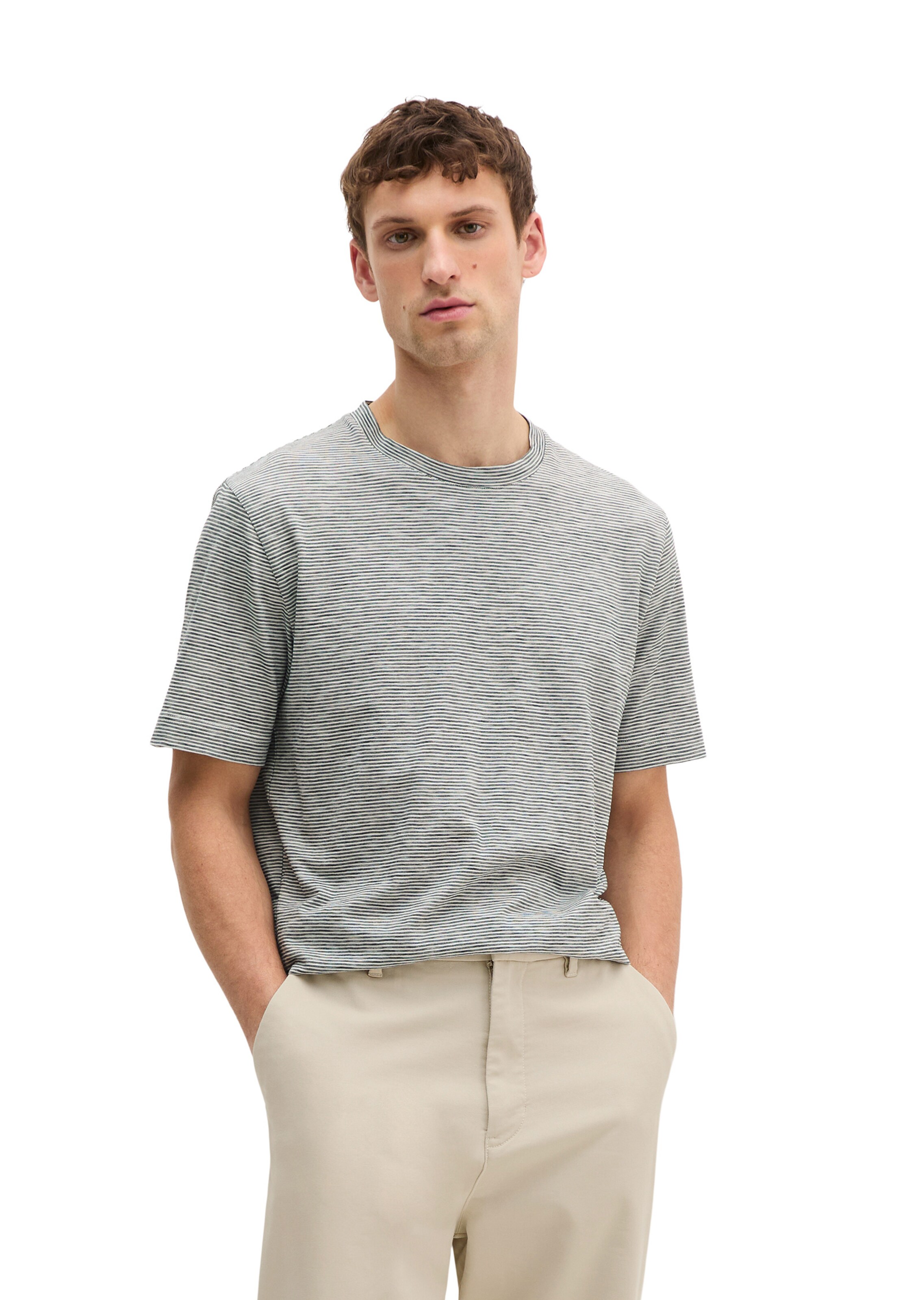 Marc O'Polo Shirt in Grijs: voorkant