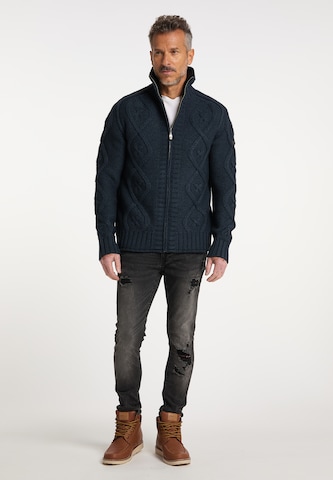 DreiMaster Vintage Gebreid vest in Blauw