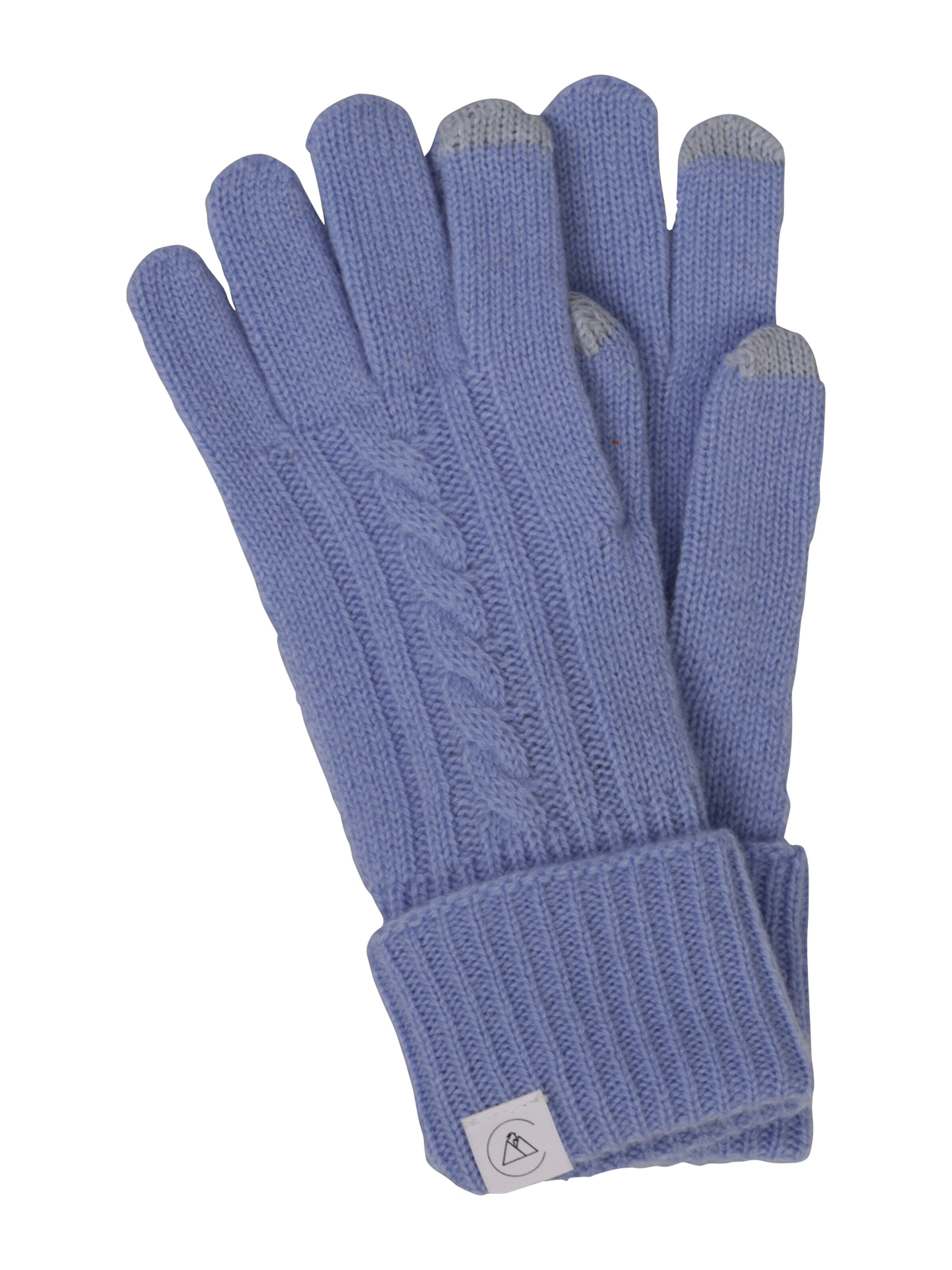 CASH-MERE.CH Fingerhandsker i blå: forside
