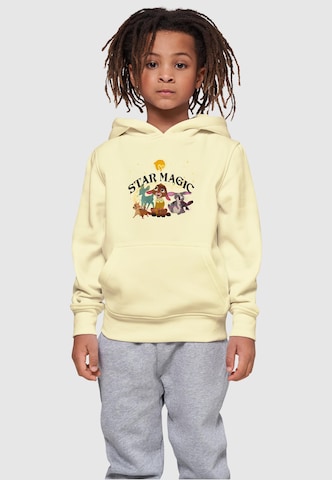 ABSOLUTE CULT Sweatshirt 'Wish - I Goat Your Back' in Yellow: front