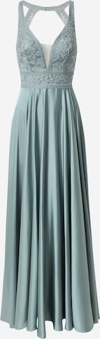 LUXUAR Evening Dress in Green: front