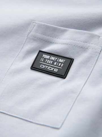 Ombre Shirt in Blauw