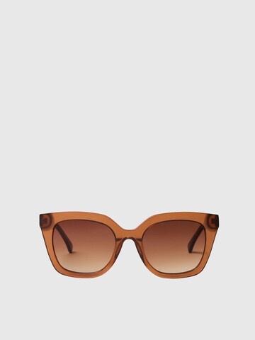 SELECTED Sonnenbrille in Braun: Vorderseite