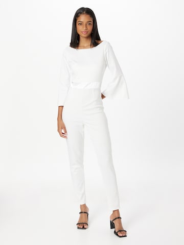 WAL G. Jumpsuit 'RINNY' in White: front