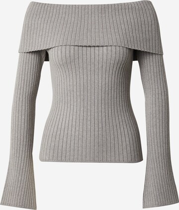 Pull-over 'Olivia' millane en gris : devant