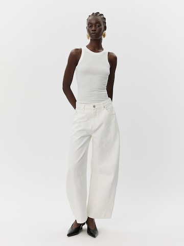 Sofie Schnoor Baggy Jeans 'TOMARSW' in Weiß