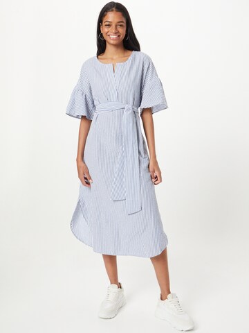 Robe OUI en bleu : devant