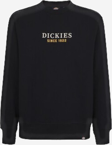 DICKIES Sweatshirt 'PARK' in Zwart: voorkant