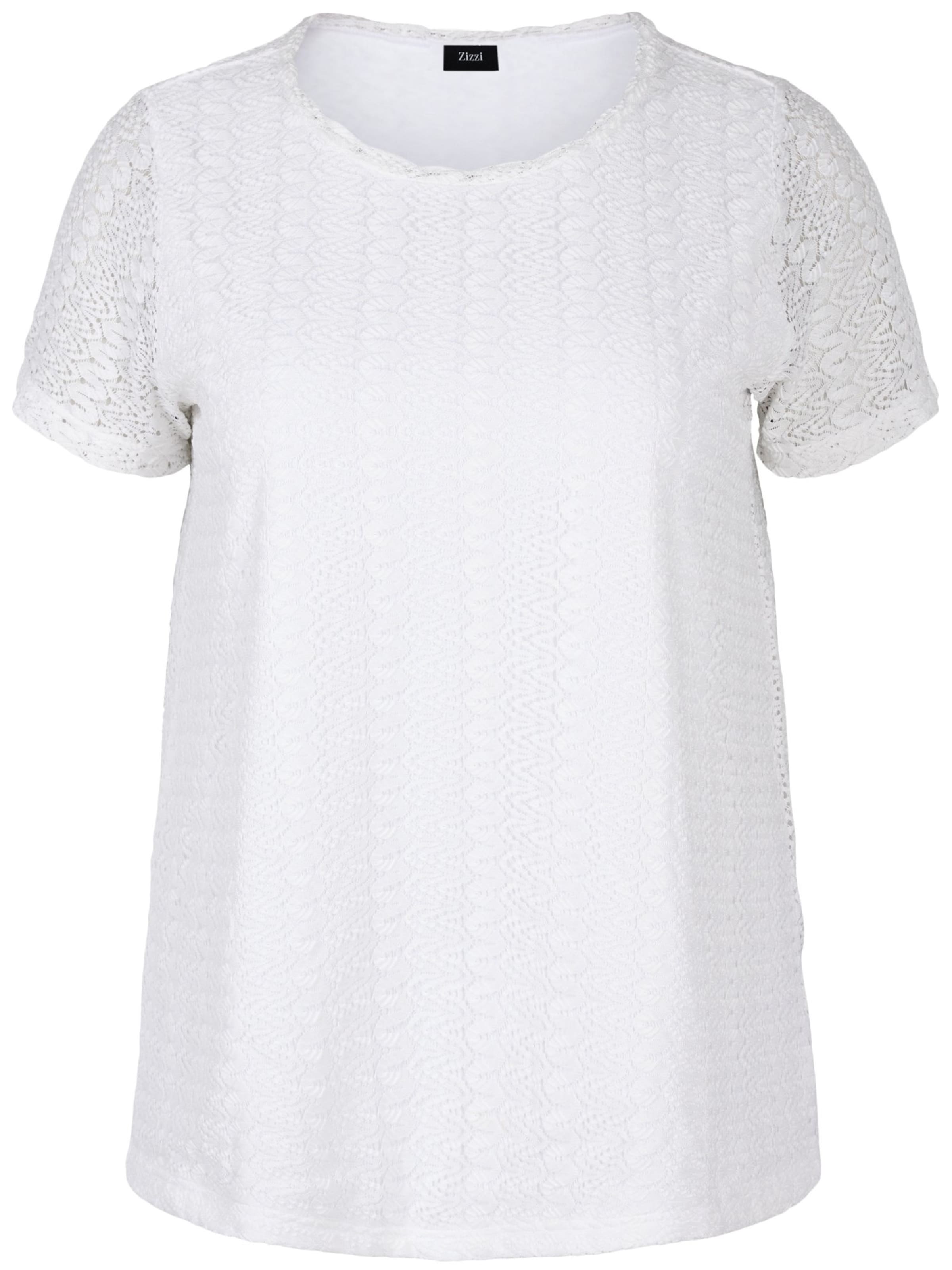 balts Zizzi Blūze 'VCARIS': no priekšpuses