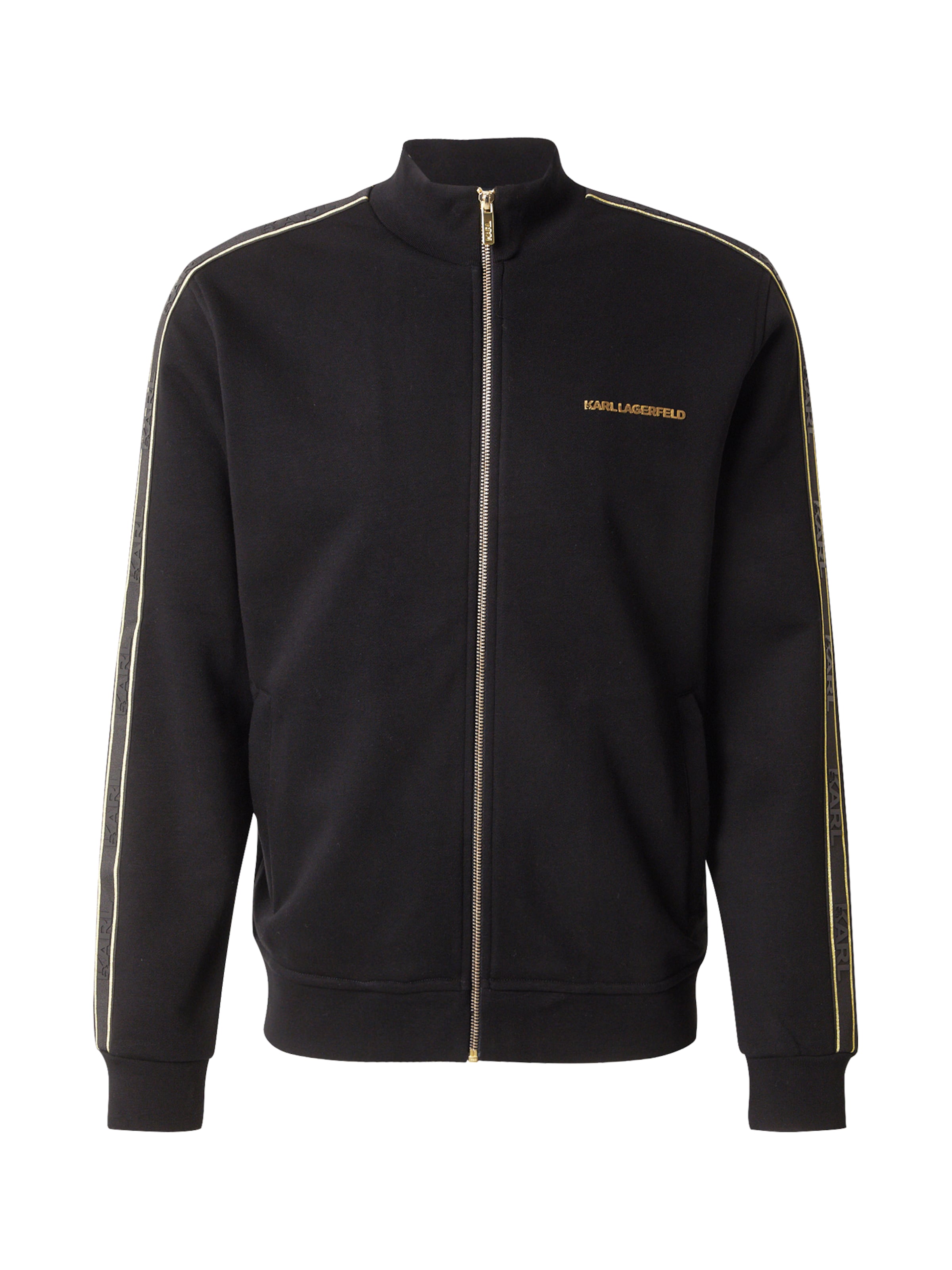 Karl Lagerfeld Кофта на молнии в Черный: спереди