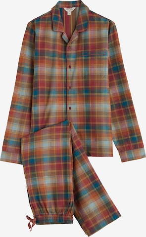 Pyjama long 'Netter' ' Seasalt Cornwall en marron : devant