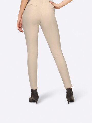 heine - Slimfit Pantalón en beige