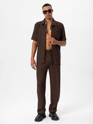 Fit confort Chemise Antioch en marron