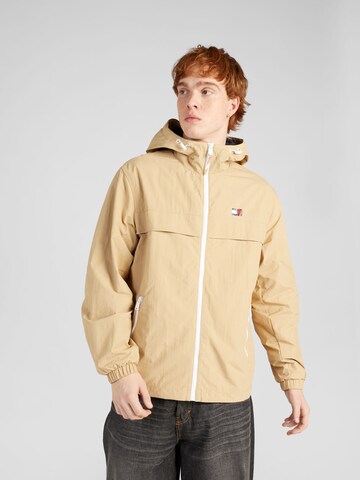 Tommy Jeans Tussenjas 'CHICAGO' in Beige: voorkant