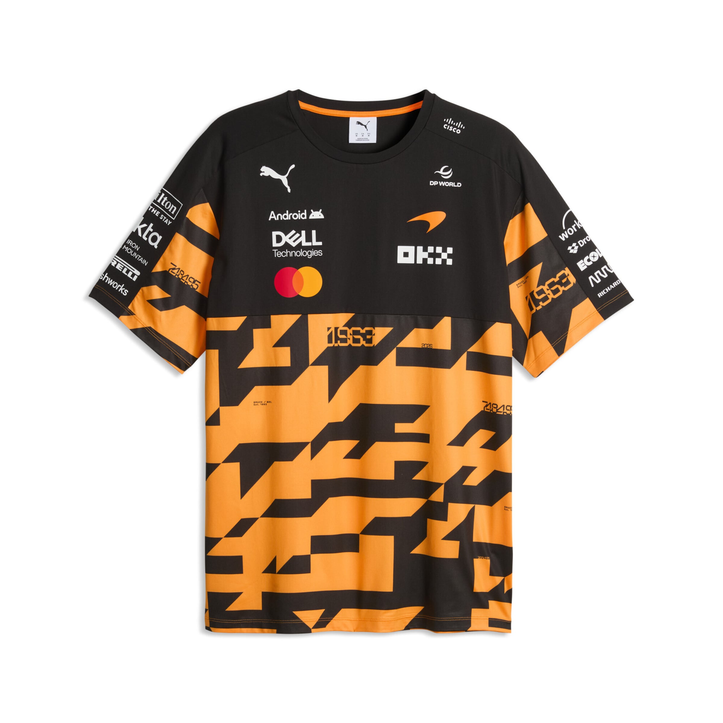 PUMA Performance Shirt in Orange: front
