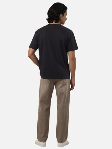 HEFTYKA Shirt 'COTTON RELAXED FIT TEE' in Black