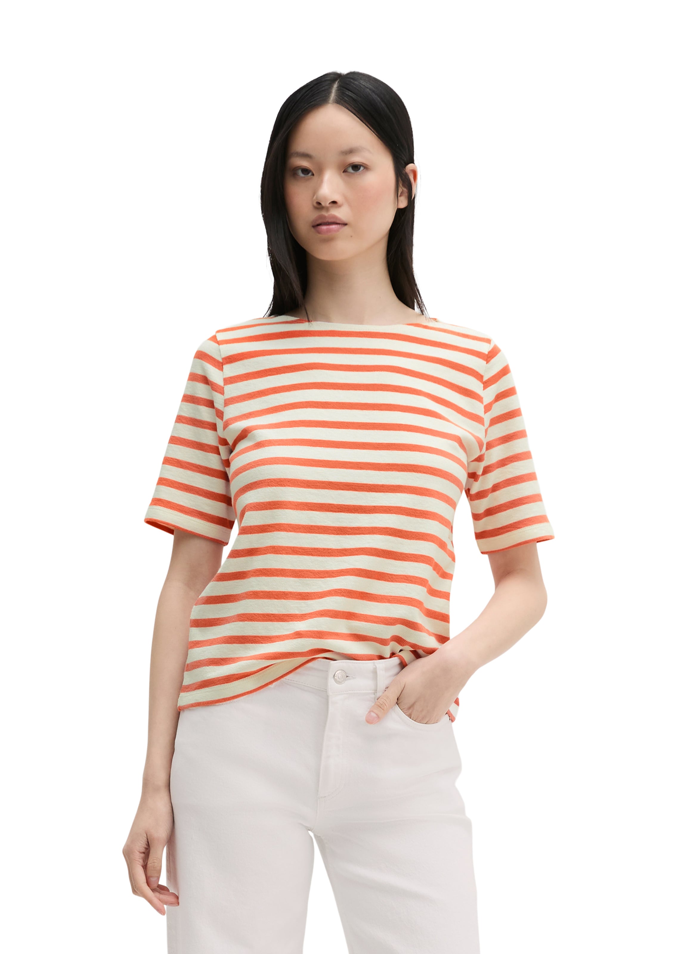 Marc O'Polo Shirt in Orange: front