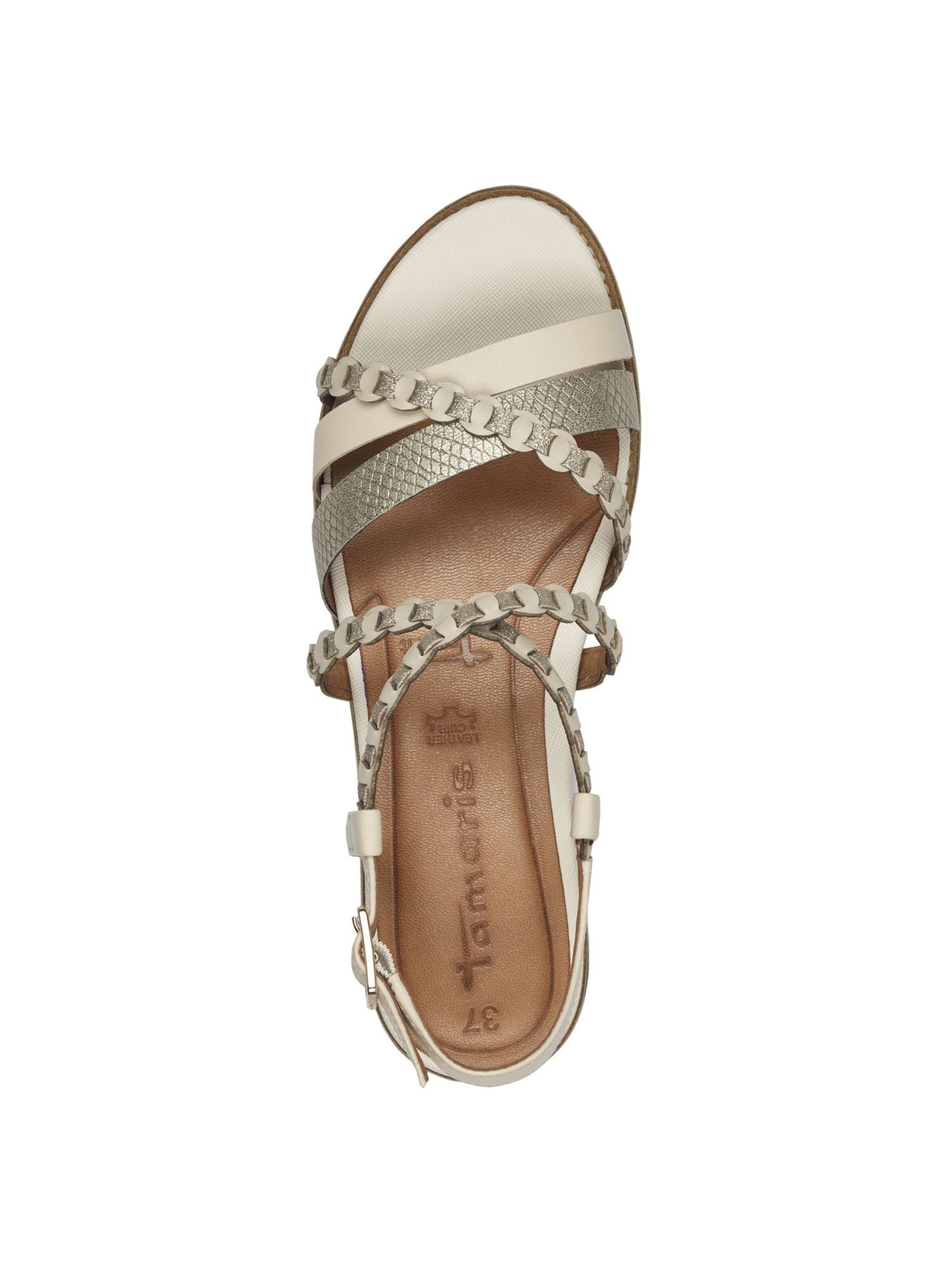 Tamaris Strap Sandals in Beige
