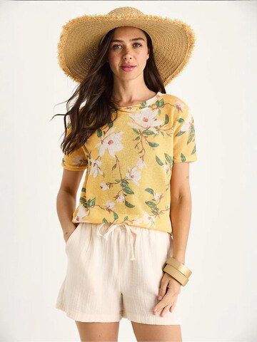 Maglietta di Bianco Lucci in giallo: frontale