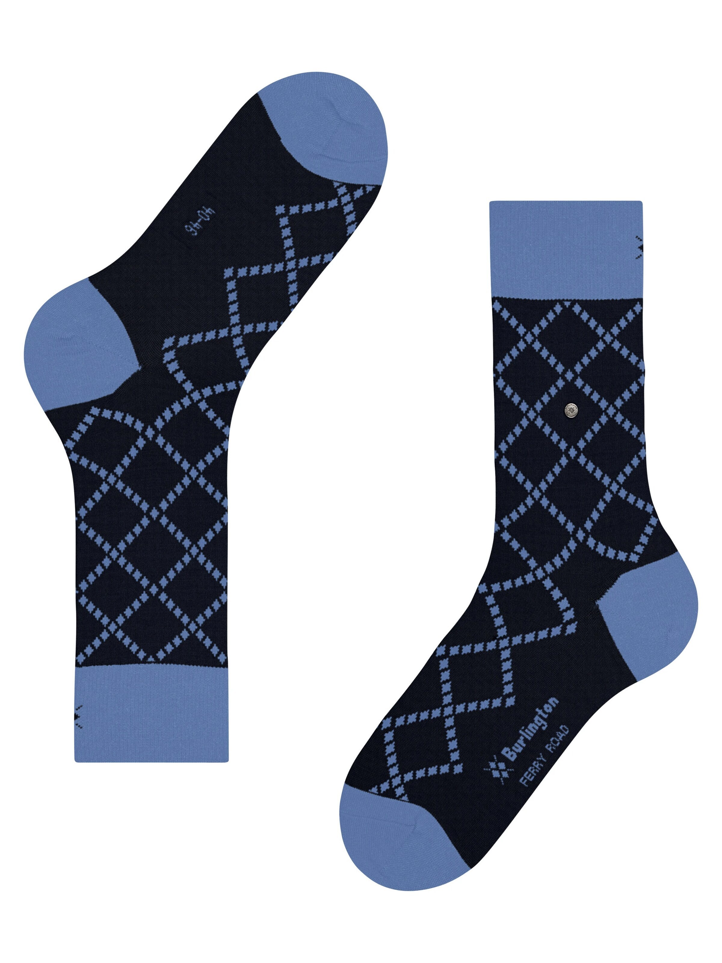 BURLINGTON Socks 'Ferry Road' in Blue