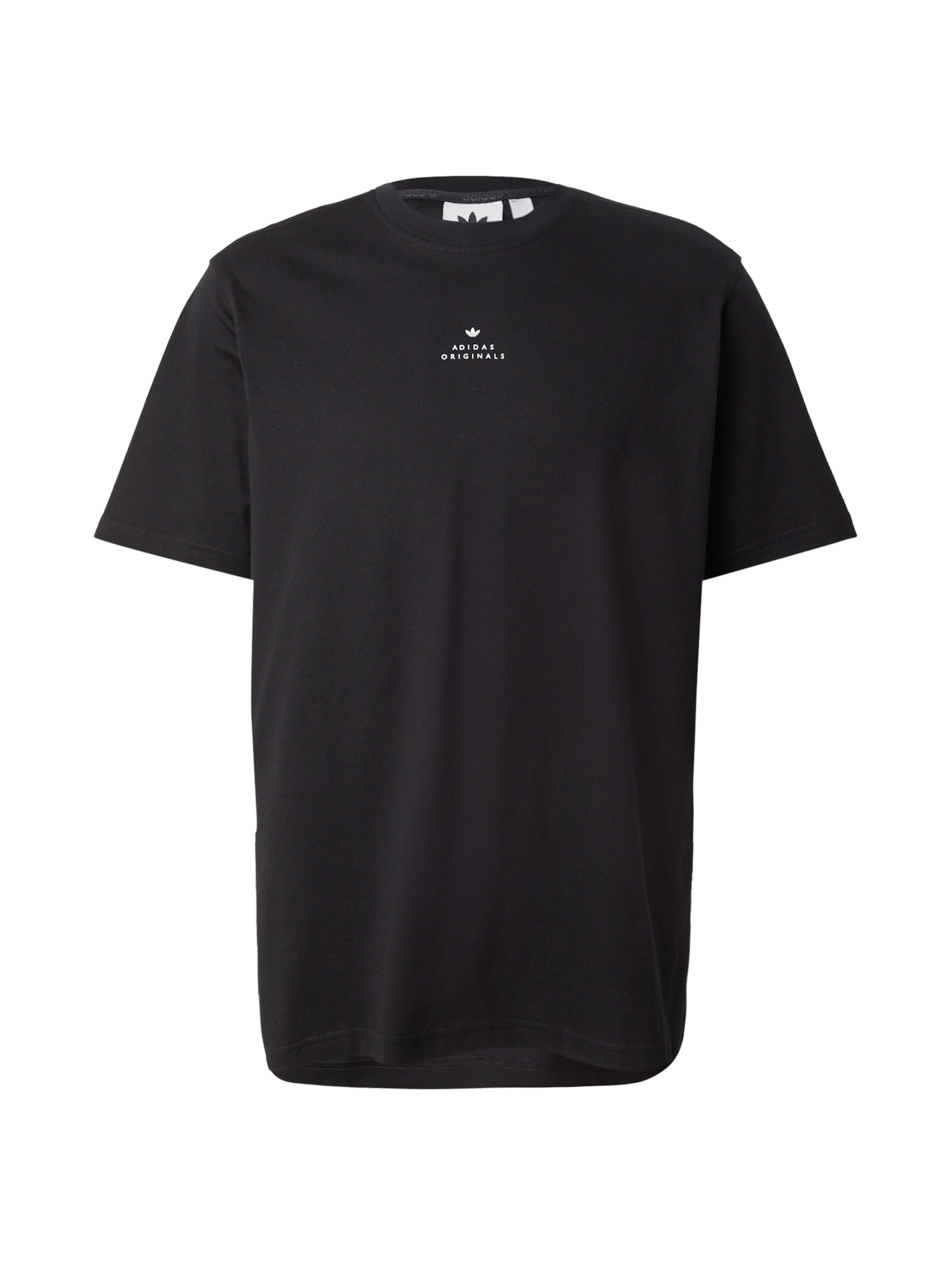 T-Shirt ADIDAS ORIGINALS en noir : devant