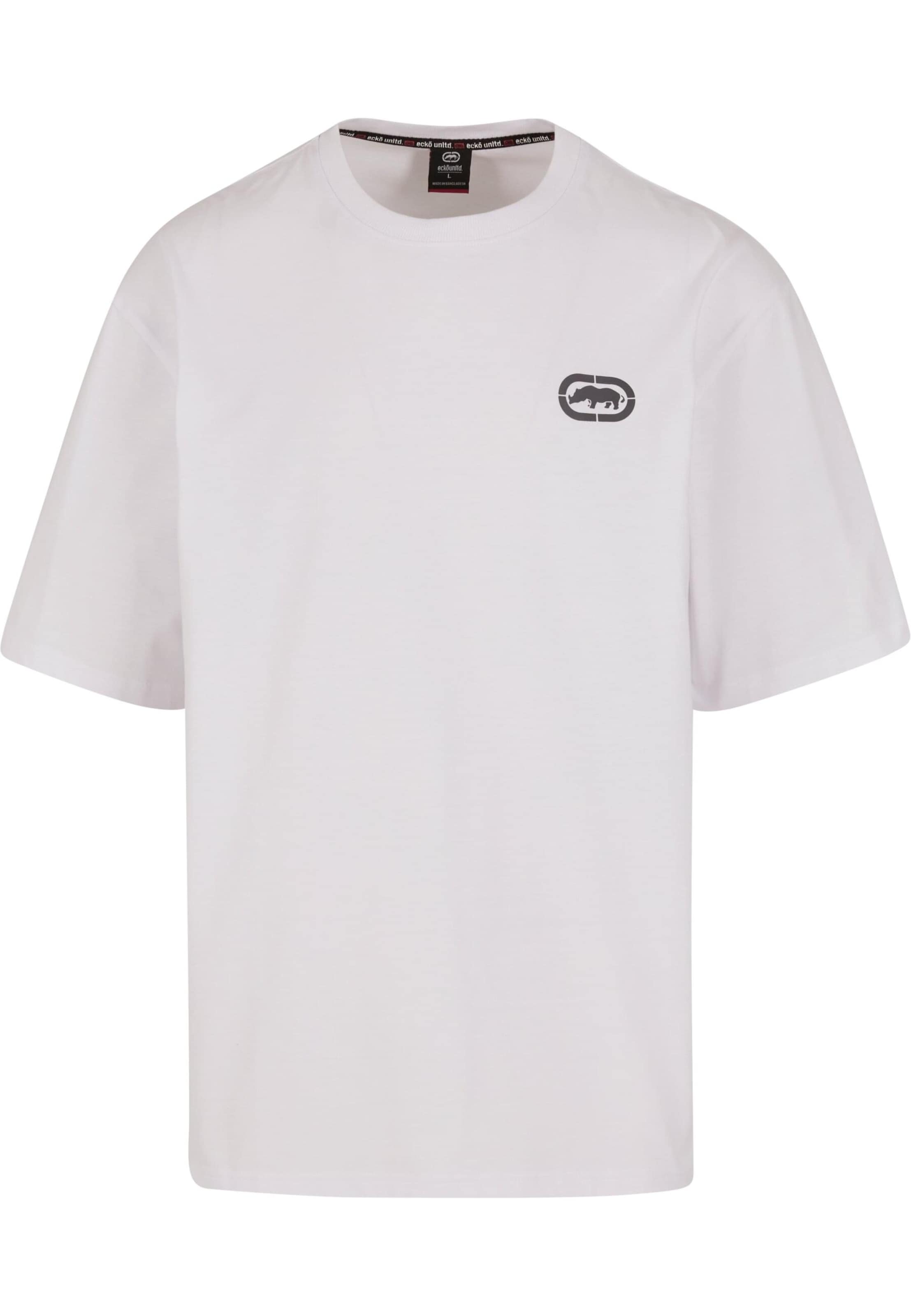 T-Shirt 'Crossover' Ecko Unlimited en blanc : devant
