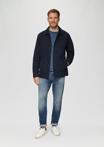 s.Oliver Regular fit Button Up Shirt in Blue