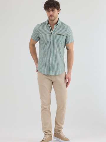 Slim fit Camicia di 7Camicie in verde