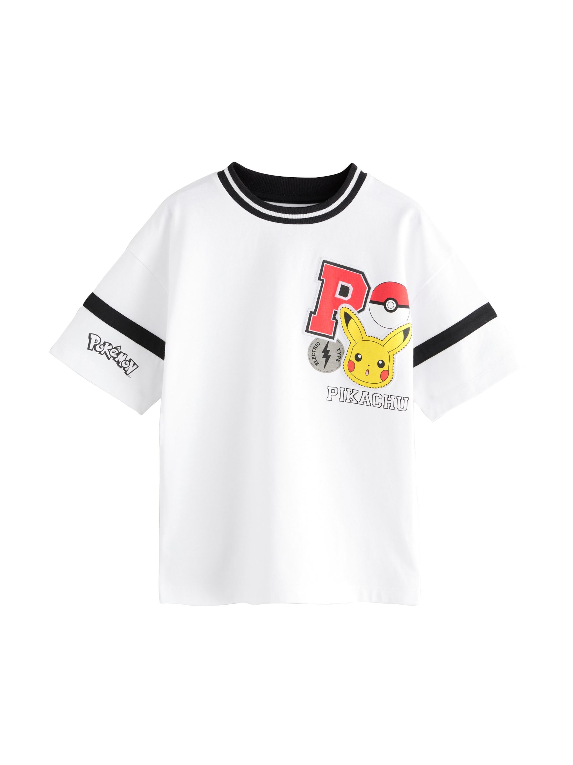 T-Shirt 'Pokémon' Next en blanc : devant
