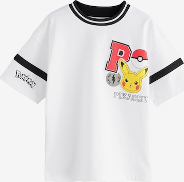 T-Shirt 'Pokémon' Next en blanc : devant